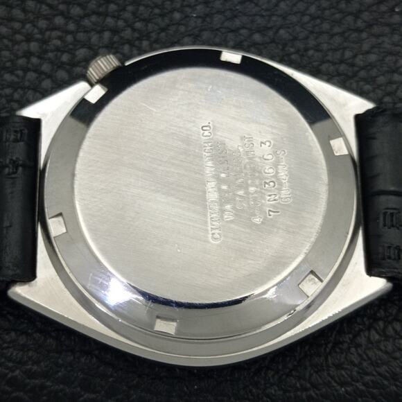 Vintage 1972 Citizen Automatic Mens Silver Watch W/daydate & Silver accents - Picture 8 of 10